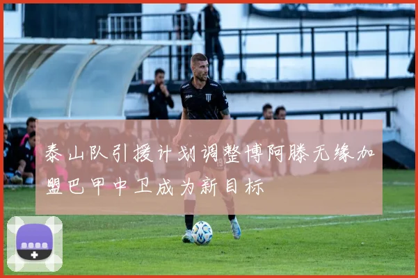 泰山队引援计划调整博阿滕无缘加盟巴甲中卫成为新目标